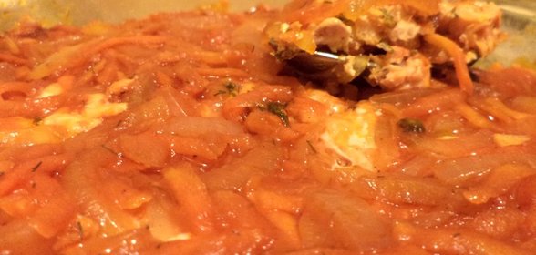 Рыбка под маринадом в микроволновой печи