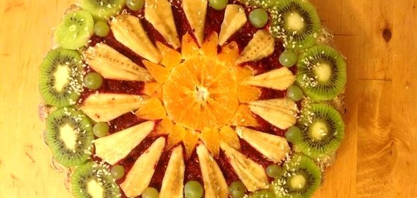 Торт фруктово-ореховый