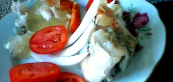 Судак отварной