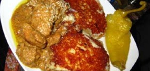 Свинина томленая в гранатовом соке и сливках