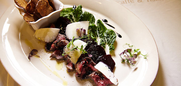 Тальята из говядины со свеклой