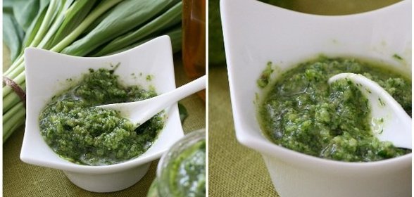 Соус песто с черемшой