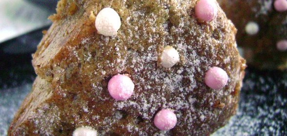 Кексы с зеленым чаем и мятой «В лесу родилась елочка»