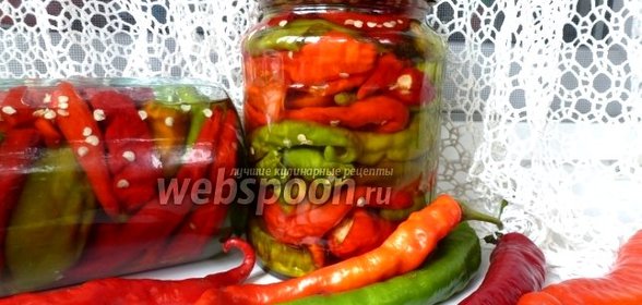 Маринованный острый перец на зиму