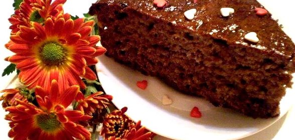 Айвовый пирог с какао