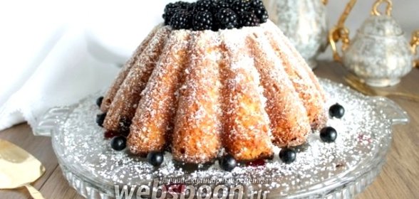 Сметанный кекс с повидлом