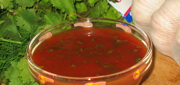 Соус томатно-чесночный к жареной курочке