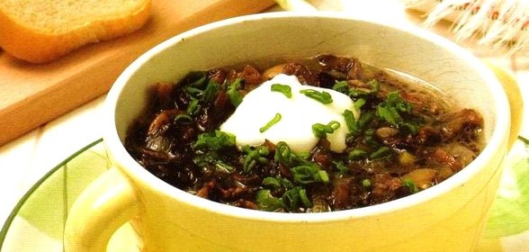 Грибной суп из замороженных опят