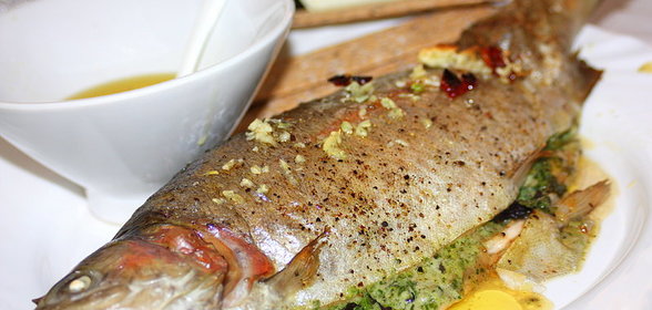 АФОРЕЛЬ запеченая с ароматным маслом