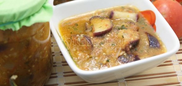 Баклажаны на зиму порезанные ломтиками