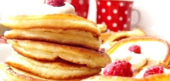 Оладьи на кефире с содой