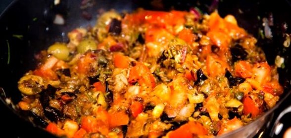 Баклажаны с овощами на зиму