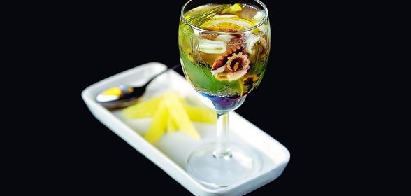 Заливное из даров моря