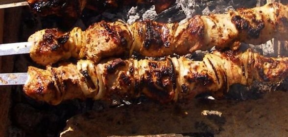 Шашлык в маринаде из майонеза