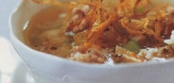 Рисовый суп с мясными фрикадельками