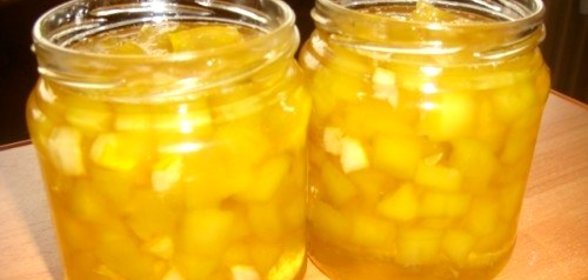 Варенье из кабачков дольками