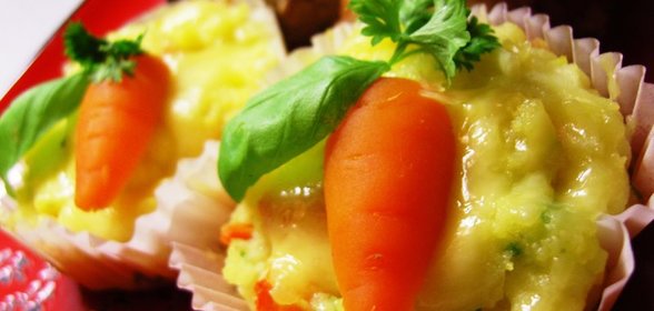 Картофельное пюре с морковкой и сыром