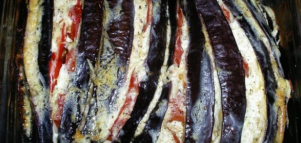 Жар-птица из баклажанов (вариант)