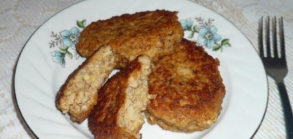 Котлеты из крупы