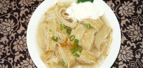 Блинчатый суп Здравствуй масленница