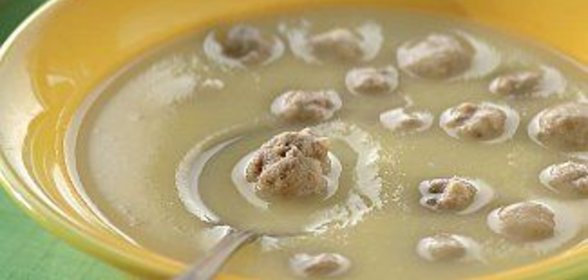 Картофельный суп с фрикадельками