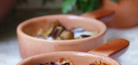 жюльен из баклажанов и кабачков