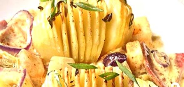 Картофель с ананасом