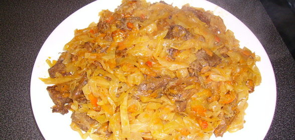 Дикий гусь с капустой