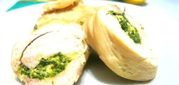 Куриная грудка, фаршированная моцареллой