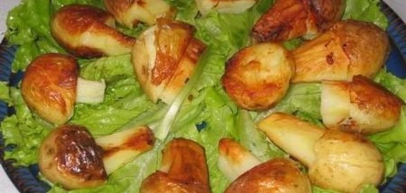 Грибы из картофана