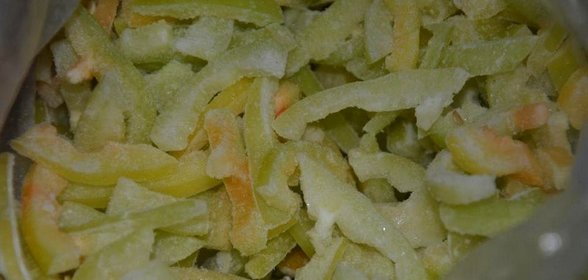 Замороженный перец болгарский