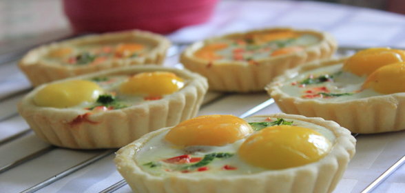 Яичные тарталетки