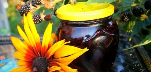 Ежевичное варенье с апельсинами