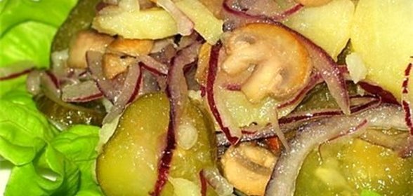 Салат Грибы на поляне