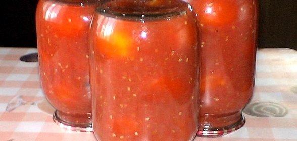 Помидоры в собственном соку
