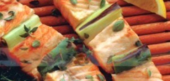 Шашлык из норвежской семги