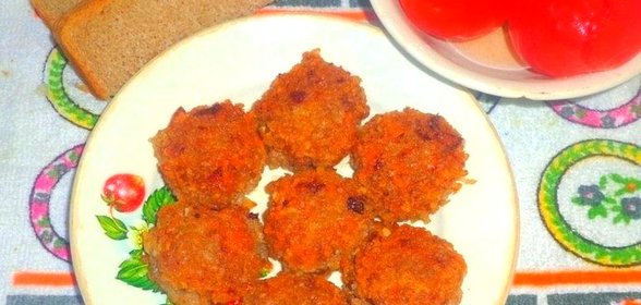 Котлеты с гречкой и сыром
