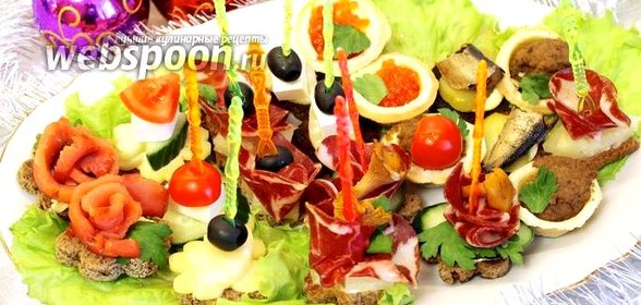 Новогодние канапе