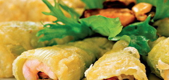 Фунтики из лука порея