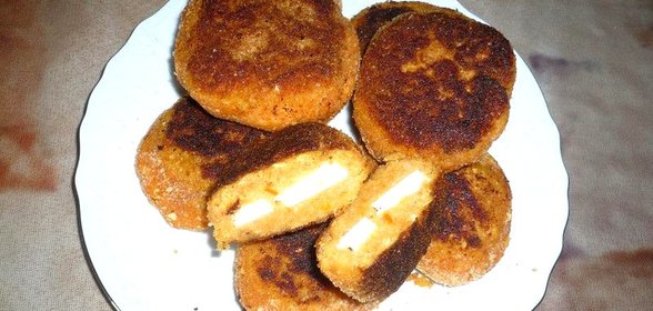 Чечевичные котлетки с тофу