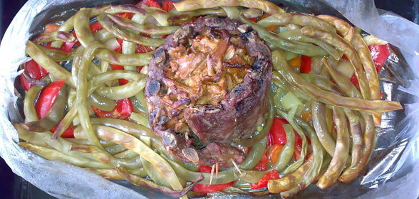 колодец с лисичками