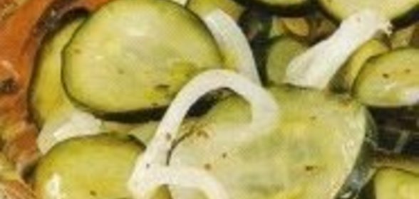 Соленые замороженные огурцы