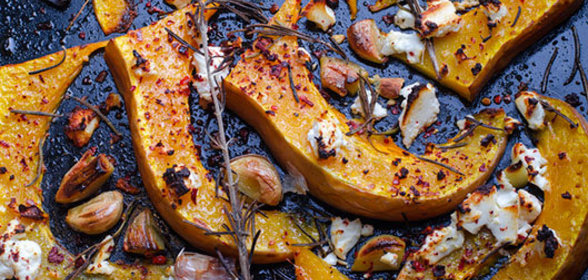 Тыква запеченная с фетой