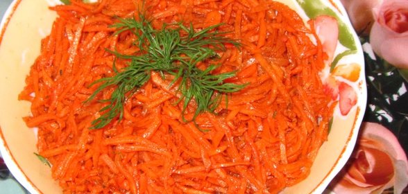 Морковь по-корейски с аджикой