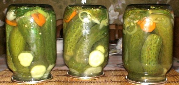 Огурцы с лимонной кислотой