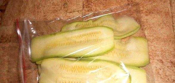 Кабачки на зиму без закатки