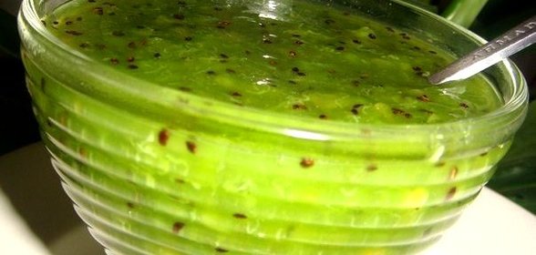 Быстрое варенье из киви