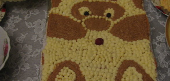 Бисквитный торт «Мишка»
