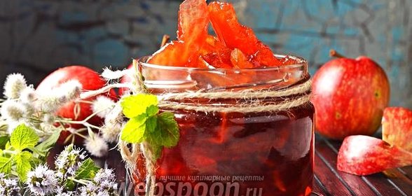 Прозрачное варенье из яблок дольками (янтарное)