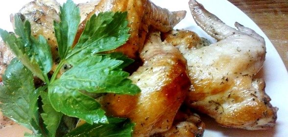 Крылышки в медово-уксусном маринаде